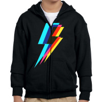 Lightning Kaleidoscope 4 Classic Youth Zipper Hoodie | Artistshot