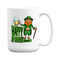 Happy St Patricks Day 15 Oz Coffee Mug | Artistshot