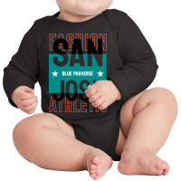 Blue Paradise Jose San Long Sleeve Baby Bodysuit | Artistshot