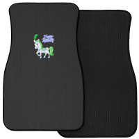 Birthday Carousel Horse! Greenpurple (on Black) Front Car Mat | Artistshot