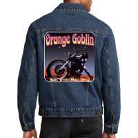 Orange Goblin Time Traveling Blues Men Denim Jacket | Artistshot