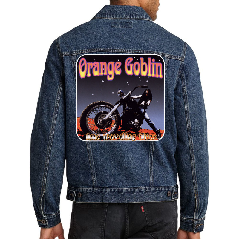 Orange Goblin Time Traveling Blues Men Denim Jacket by gushumnft | Artistshot