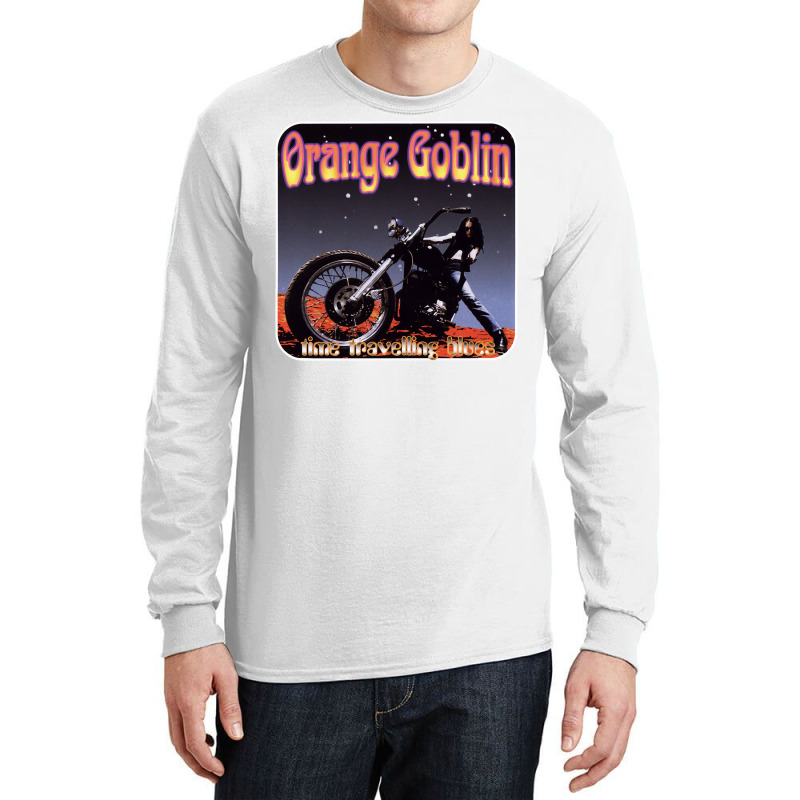 Orange Goblin Time Traveling Blues Long Sleeve Shirts by gushumnft | Artistshot