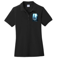 The Futuristic City. Ladies Polo Shirt | Artistshot