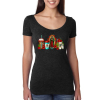 Lady Of Guadalupe Coffee Women's Triblend Scoop T-shirt | Artistshot