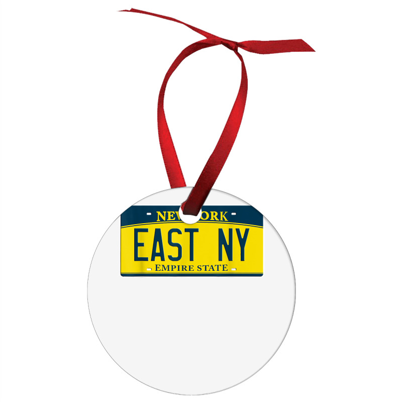 East New York Brooklyn Ny New York License Plate T Shirt Ornament | Artistshot