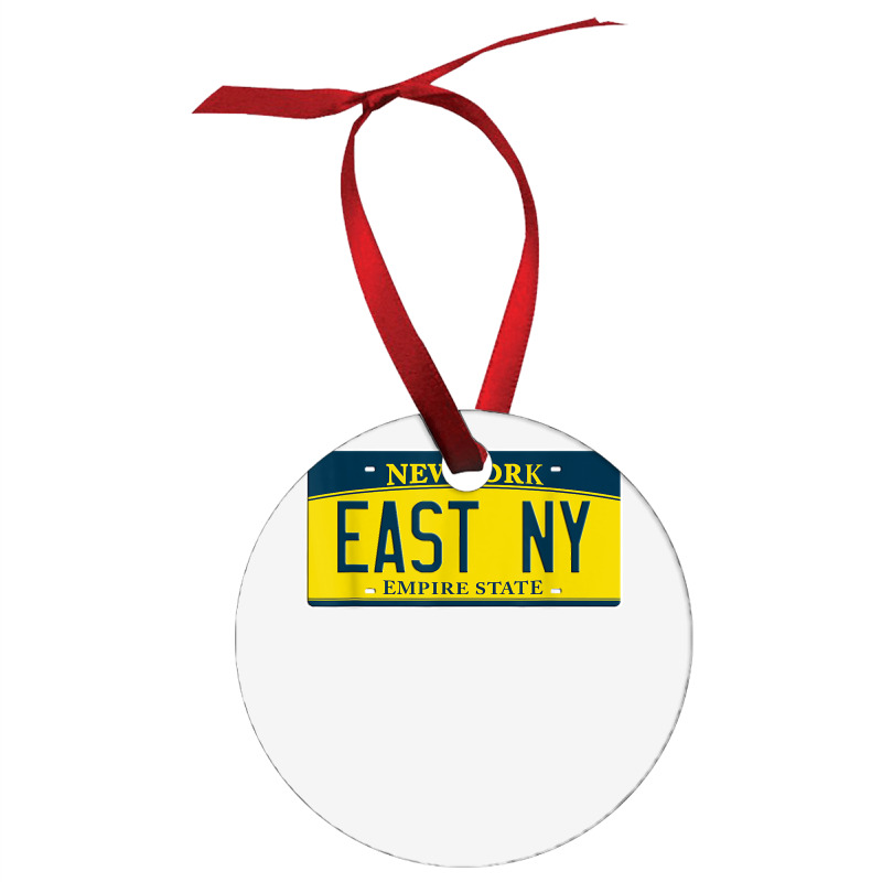 East New York Brooklyn Ny New York License Plate T Shirt Ornament | Artistshot