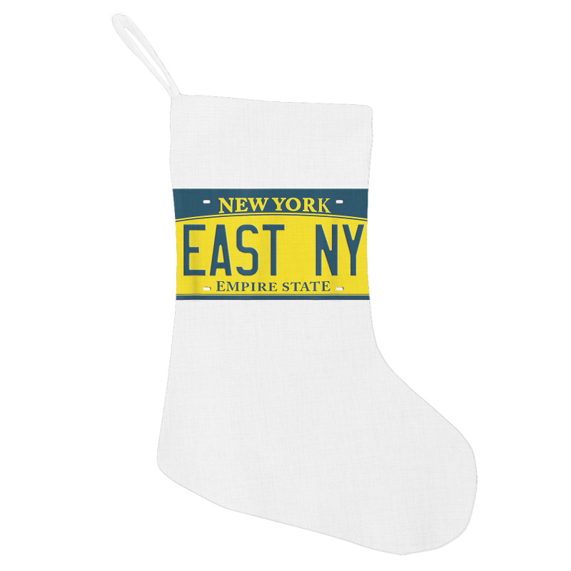 East New York Brooklyn Ny New York License Plate T Shirt Holiday Stocking | Artistshot