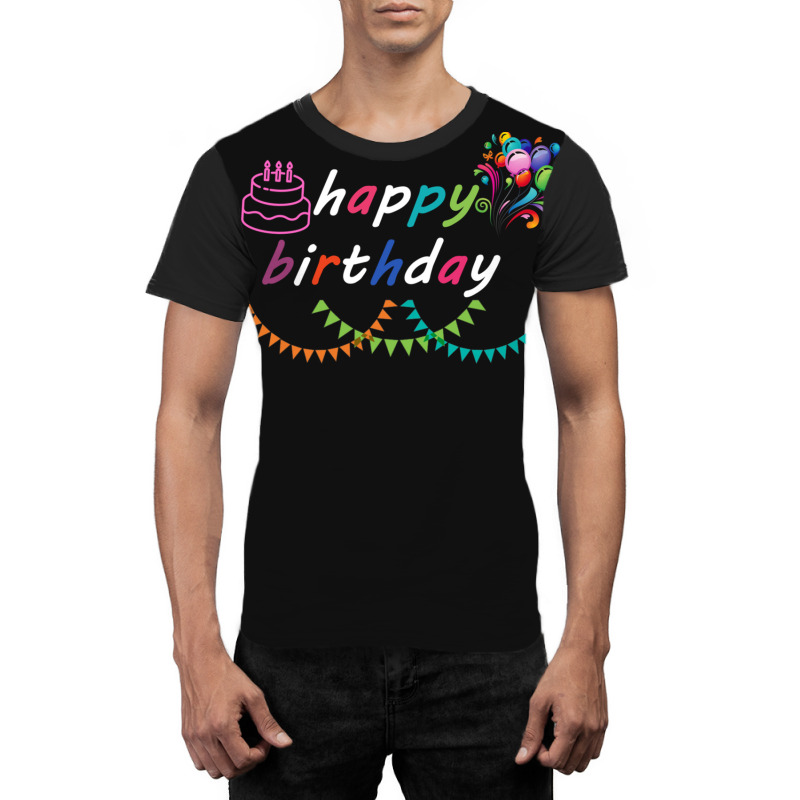 Special Design For Special Gift Owners (happy Birthday) Graphic T-shirt | Artistshot