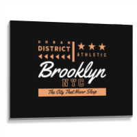 Nyc Brooklyn Us Metal Print Horizontal | Artistshot