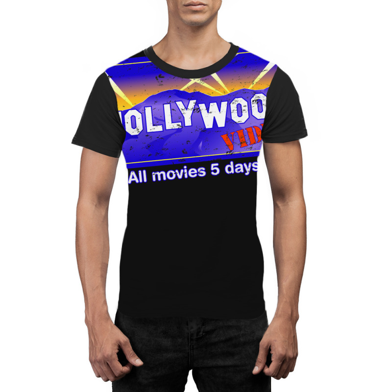 Hollywood Video Graphic T-shirt | Artistshot