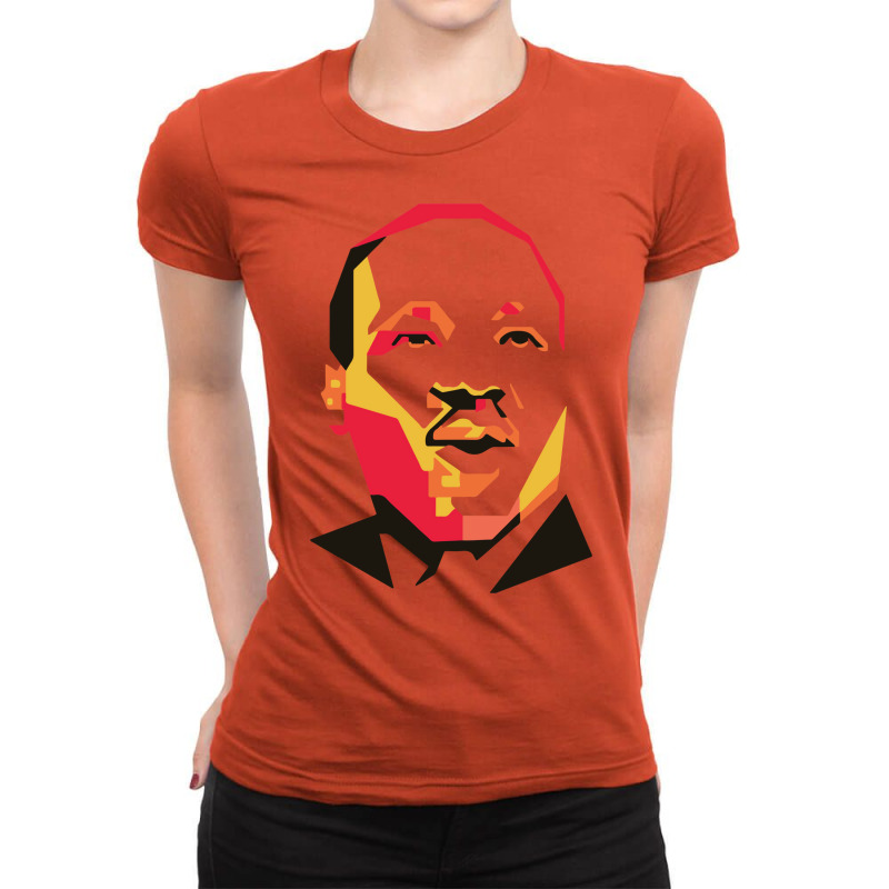 Mlk Day   Martin Luther King Ladies Fitted T-Shirt by kocbekyunav | Artistshot