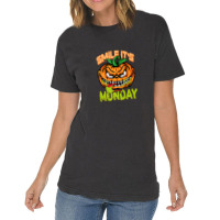 Smile Its Monday Meme Vintage T-shirt | Artistshot