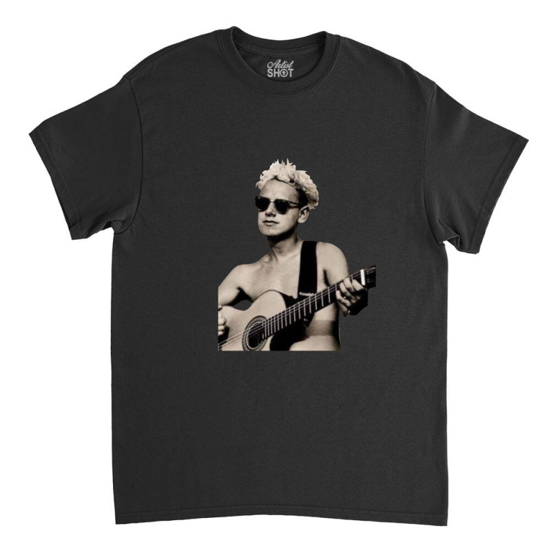 Matin Gore With A Guitar Transparent 11 Classic T-shirt by CaileighCohick | Artistshot