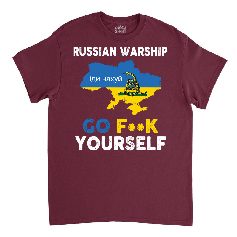 Russian War Ship Classic T-shirt | Artistshot