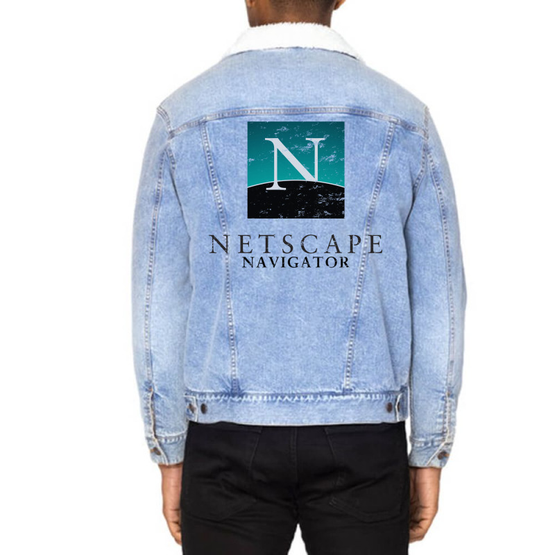 Netscape Navigator Unisex Sherpa-Lined Denim Jacket by zukealieenh | Artistshot