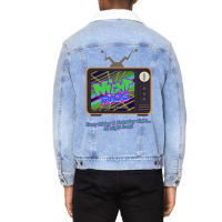 Night Tracks Unisex Sherpa-lined Denim Jacket | Artistshot