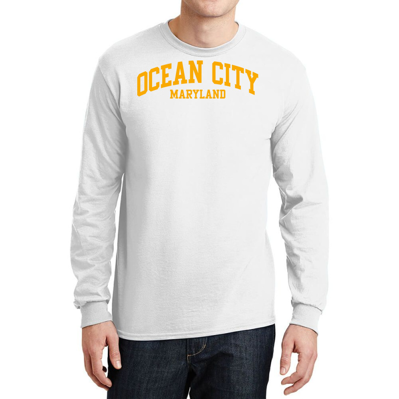 Ocean City Maryland 1 Long Sleeve Shirts by zukealieenh | Artistshot