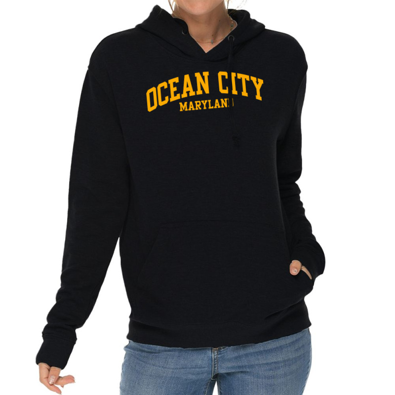 Ocean City Maryland 1 Lightweight Hoodie by zukealieenh | Artistshot