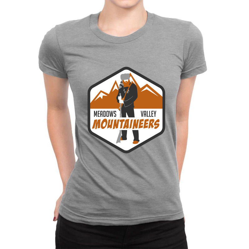 Meadows Valley Junior Enior High School Ladies Fitted T-Shirt by VictorReagan | Artistshot