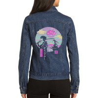 Anime Samurai Chillhop Ladies Denim Jacket | Artistshot