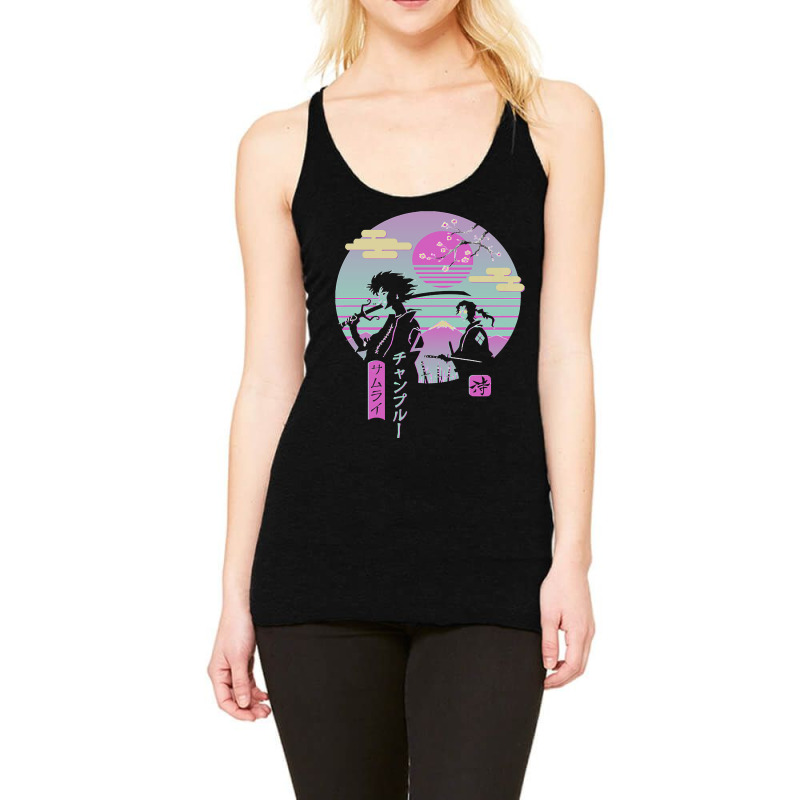 Anime Samurai Chillhop Racerback Tank by DanielLopezJacuinde | Artistshot