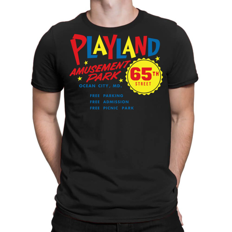 Ocean Playland Amusement Park T-Shirt by zukealieenh | Artistshot