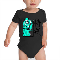 Samurai Warrior Girl Baby Bodysuit | Artistshot