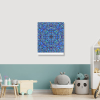 Blue Butterfly Portrait Canvas Print | Artistshot