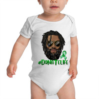 Black Man With Locs Donate Life Baby Bodysuit | Artistshot