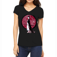 Anime Samurai Girl Warrior Katana Otaku Japan Women's V-neck T-shirt | Artistshot