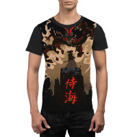 Samurai Japanese Samurai Warrior Vs Dragon Graphic T-shirt | Artistshot