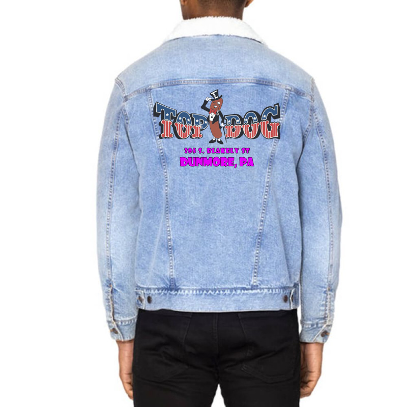 Top Dog Arcade Dunmore Unisex Sherpa-lined Denim Jacket | Artistshot