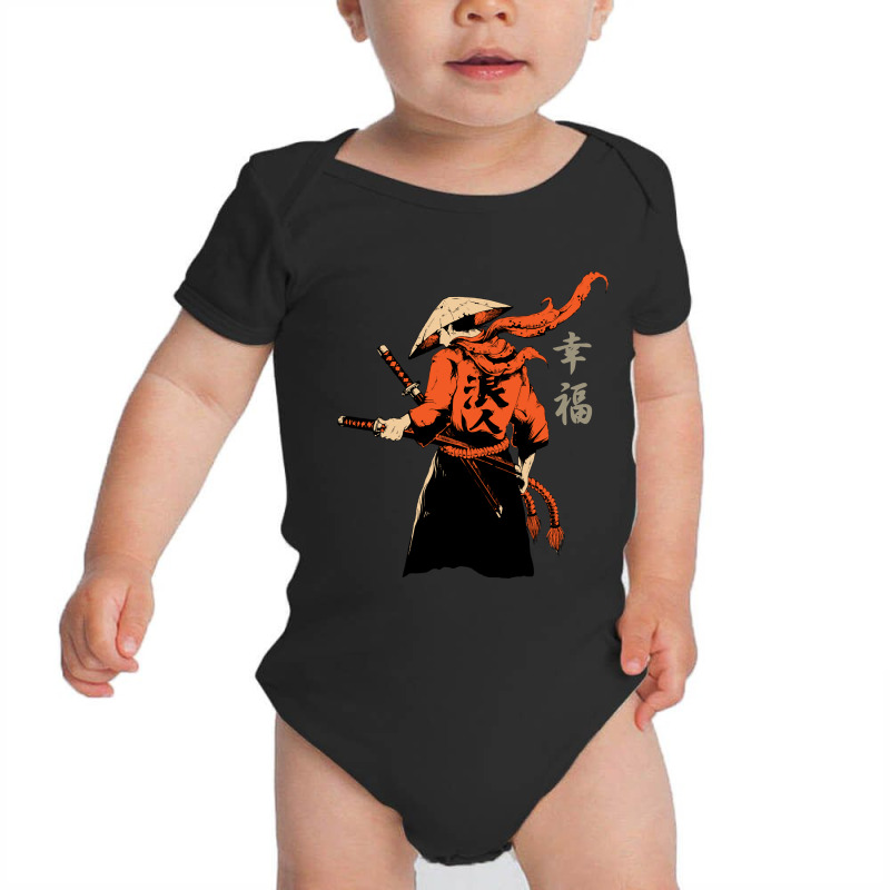 Samurai Japanese Warrior With Swords Catana Baby Bodysuit by DanielLopezJacuinde | Artistshot