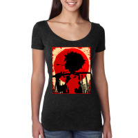 Samurai Sunset Mugen Women's Triblend Scoop T-shirt | Artistshot