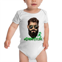 Bearded Man Donate Life Baby Bodysuit | Artistshot