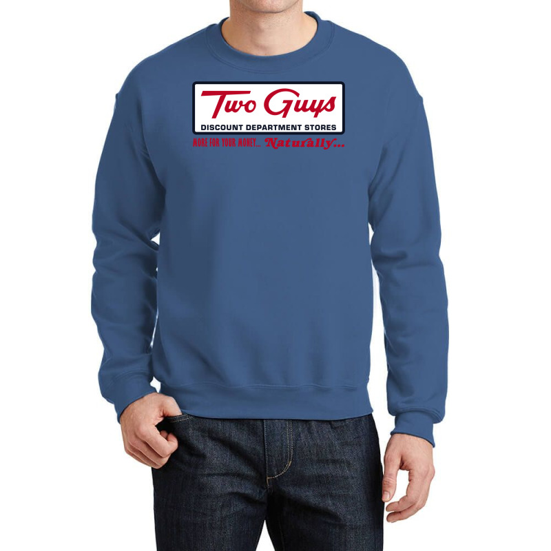 Two Guys Department Stores 1 Crewneck Sweatshirt | Artistshot