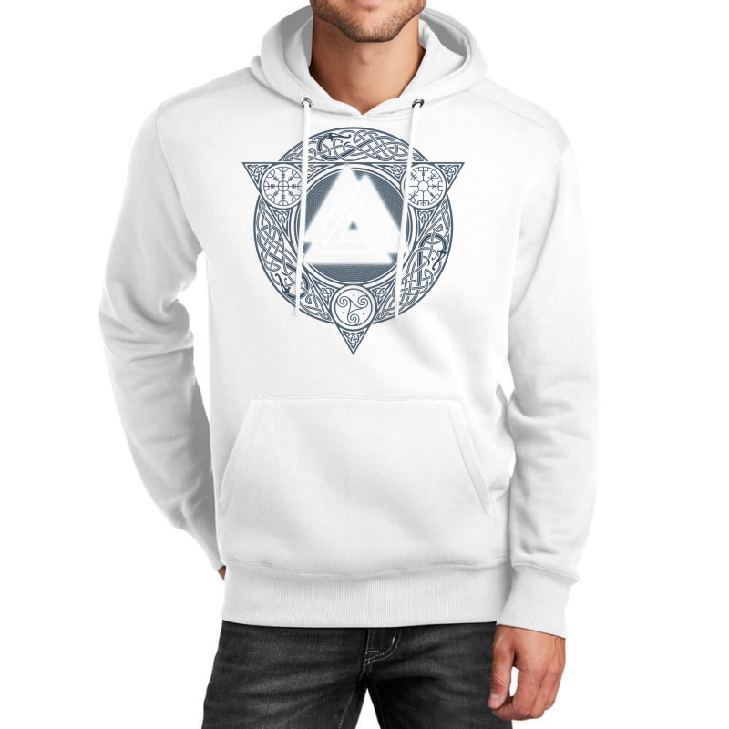 Valknut. Ice Flame. Unisex Hoodie | Artistshot