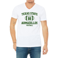 Texas State Football Banks V-neck Tee | Artistshot