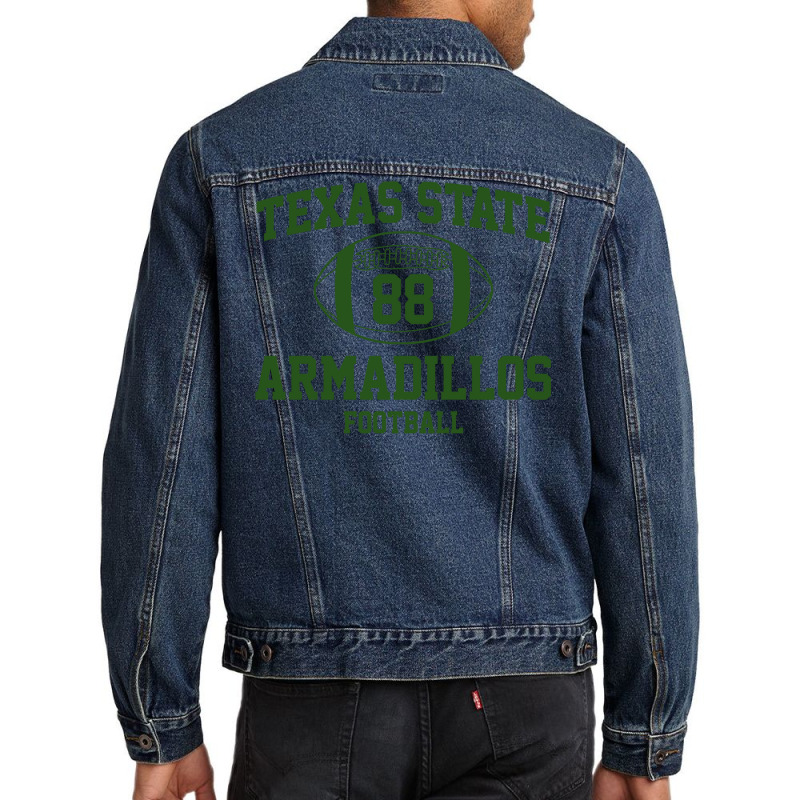 Texas State Football Banks Men Denim Jacket by daiktumlinay | Artistshot