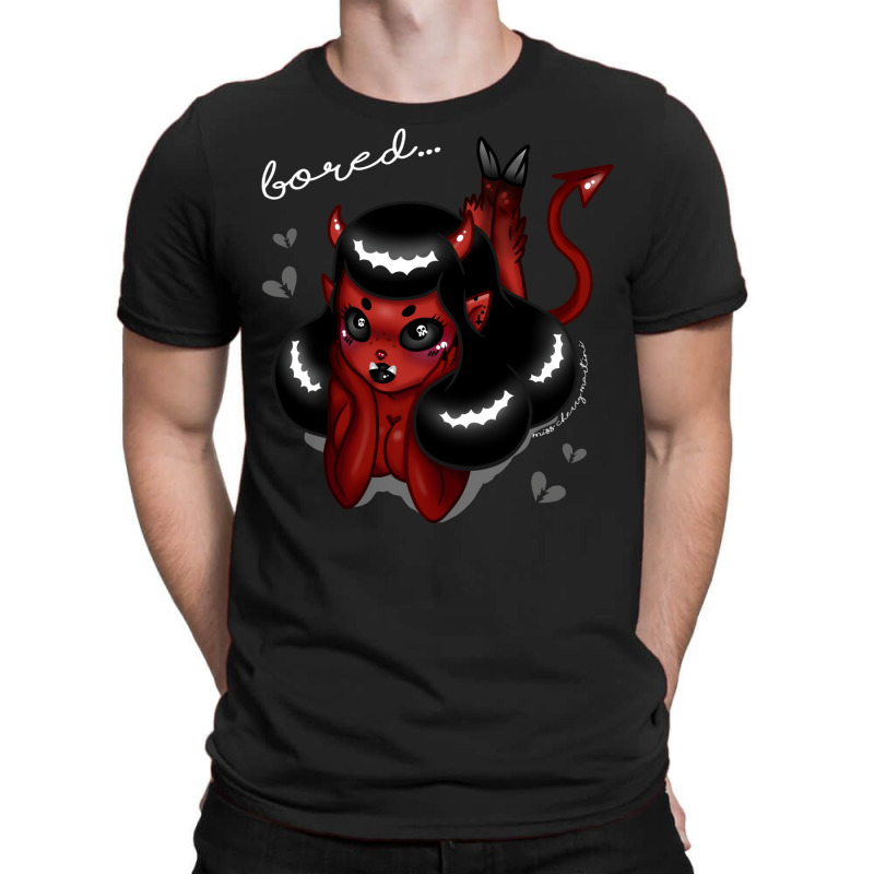 Chibi Cherry Bored T-Shirt by gotlhesiranir | Artistshot