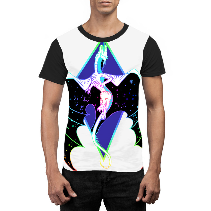 Nebula Dragon (vector) Graphic T-shirt | Artistshot