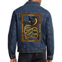 Apep Vs Seth   Egyptian Art Men Denim Jacket | Artistshot