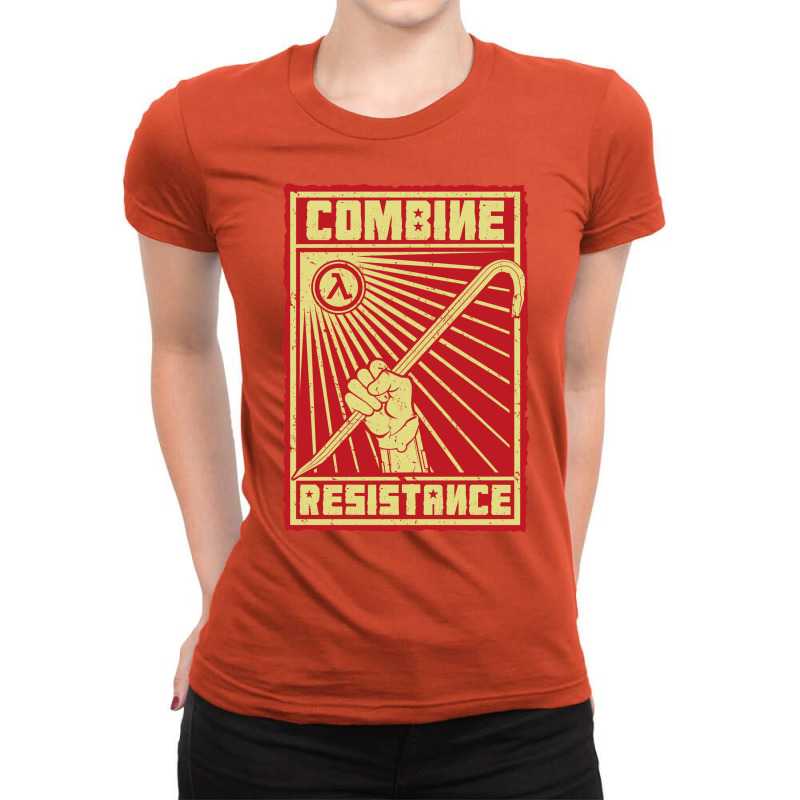 Combine Resistance Ladies Fitted T-Shirt by gotlhesiranir | Artistshot