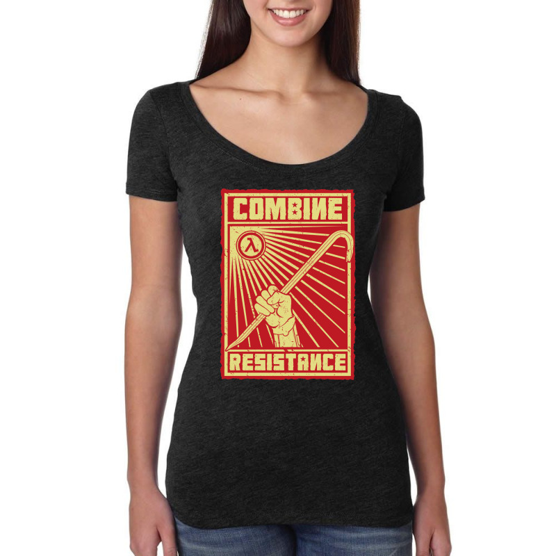 Combine Resistance Women's Triblend Scoop T-shirt by gotlhesiranir | Artistshot