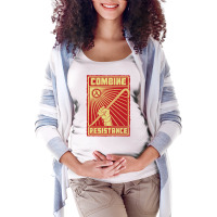 Combine Resistance Maternity Scoop Neck T-shirt | Artistshot