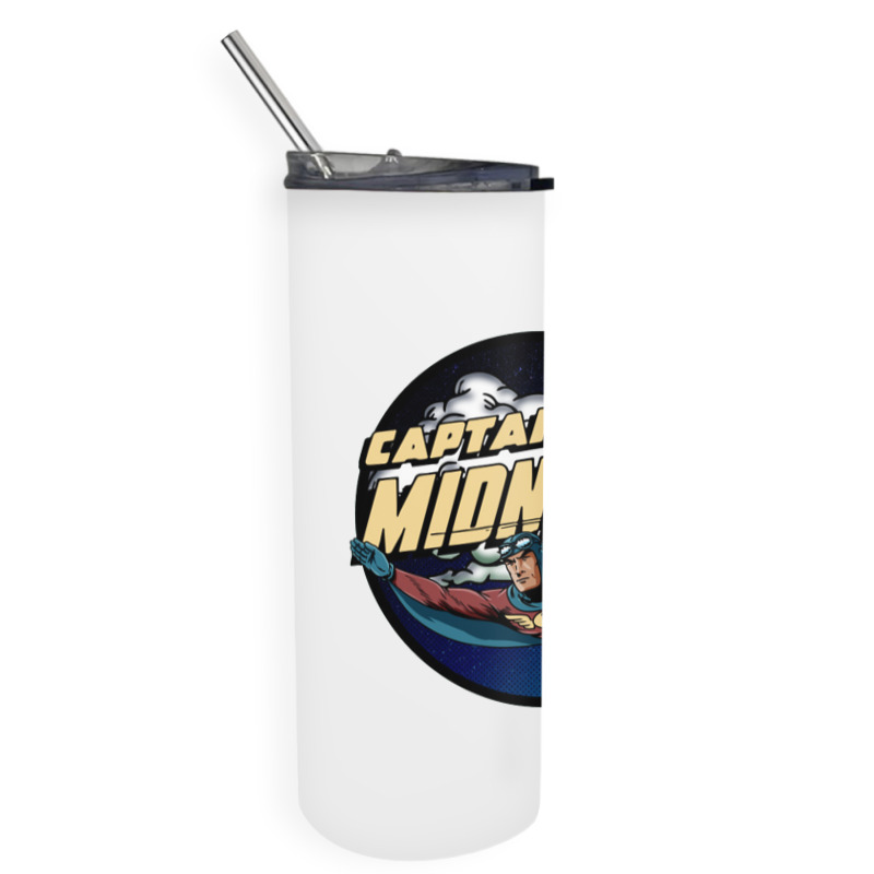 Captain Midnight Skinny Tumbler | Artistshot