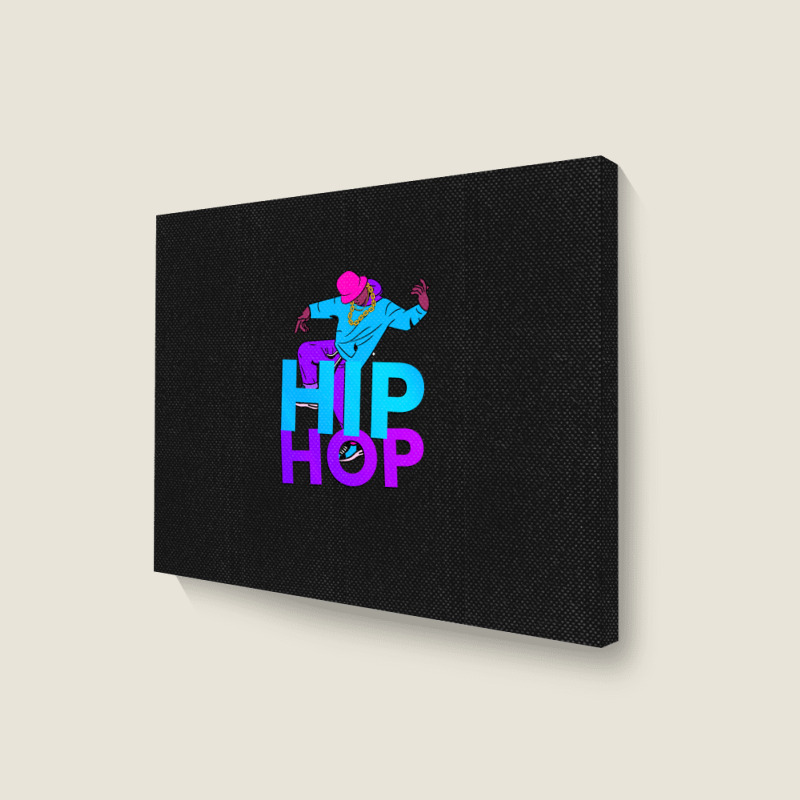 Hiphop V2  Urbanraphiphop Design Landscape Canvas Print | Artistshot