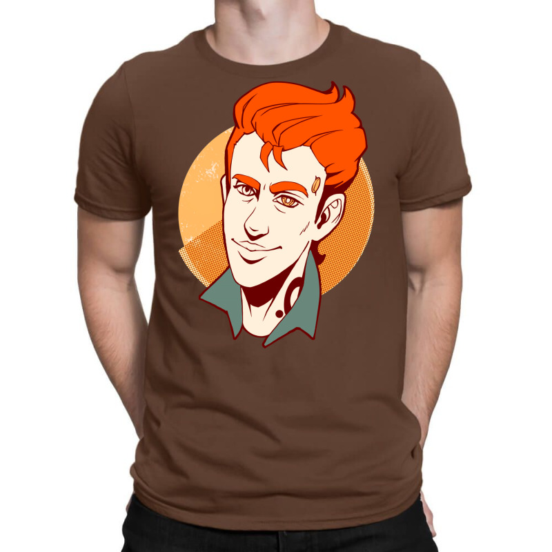 Atlas Rhys  In Warm Colors  Borderlands Fan Art T-shirt | Artistshot