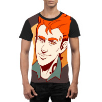 Atlas Rhys  In Warm Colors  Borderlands Fan Art Graphic T-shirt | Artistshot